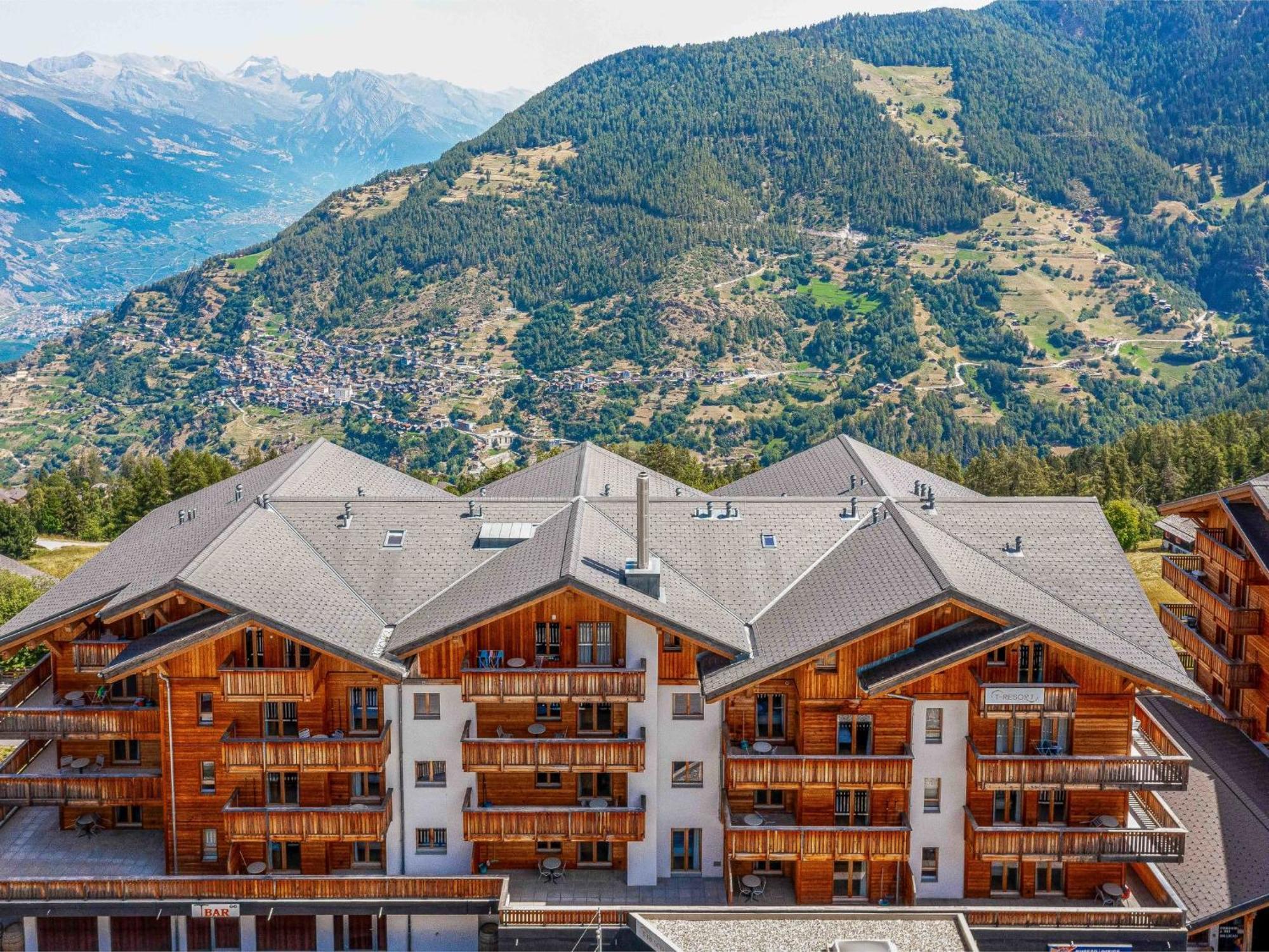 Apartment T-Resort La Tzoumaz 4p8 vue vallée Exterior foto