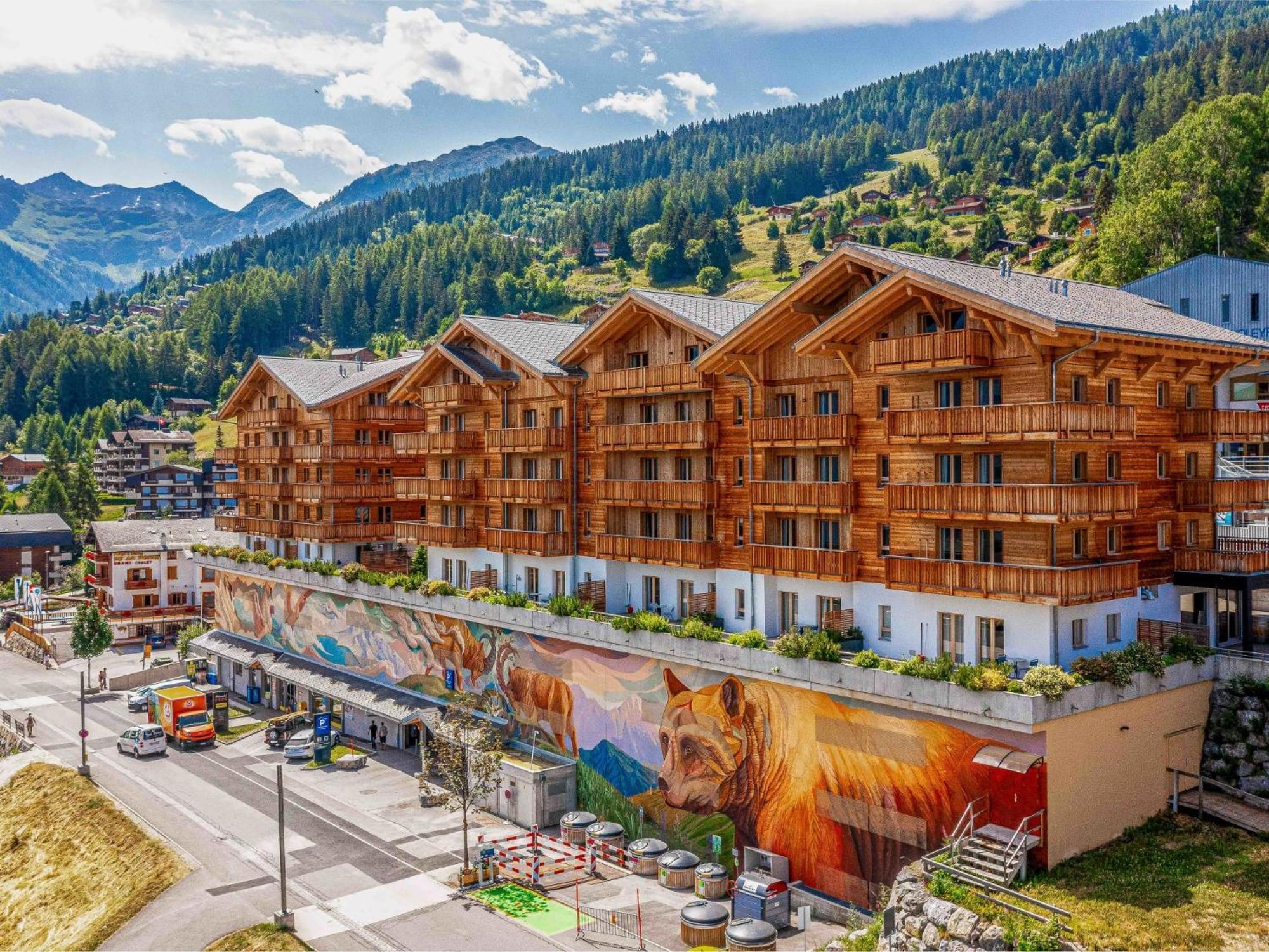 Apartment T-Resort La Tzoumaz 4p8 vue vallée Exterior foto